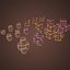Stylized props wood box and barrels pack model