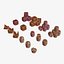 Stylized props wood box and barrels pack model