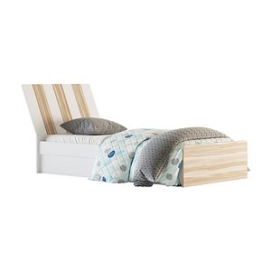 3D Bed Tomy Niki Lucas Oak A11