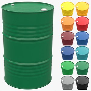 barrel steel 3D model