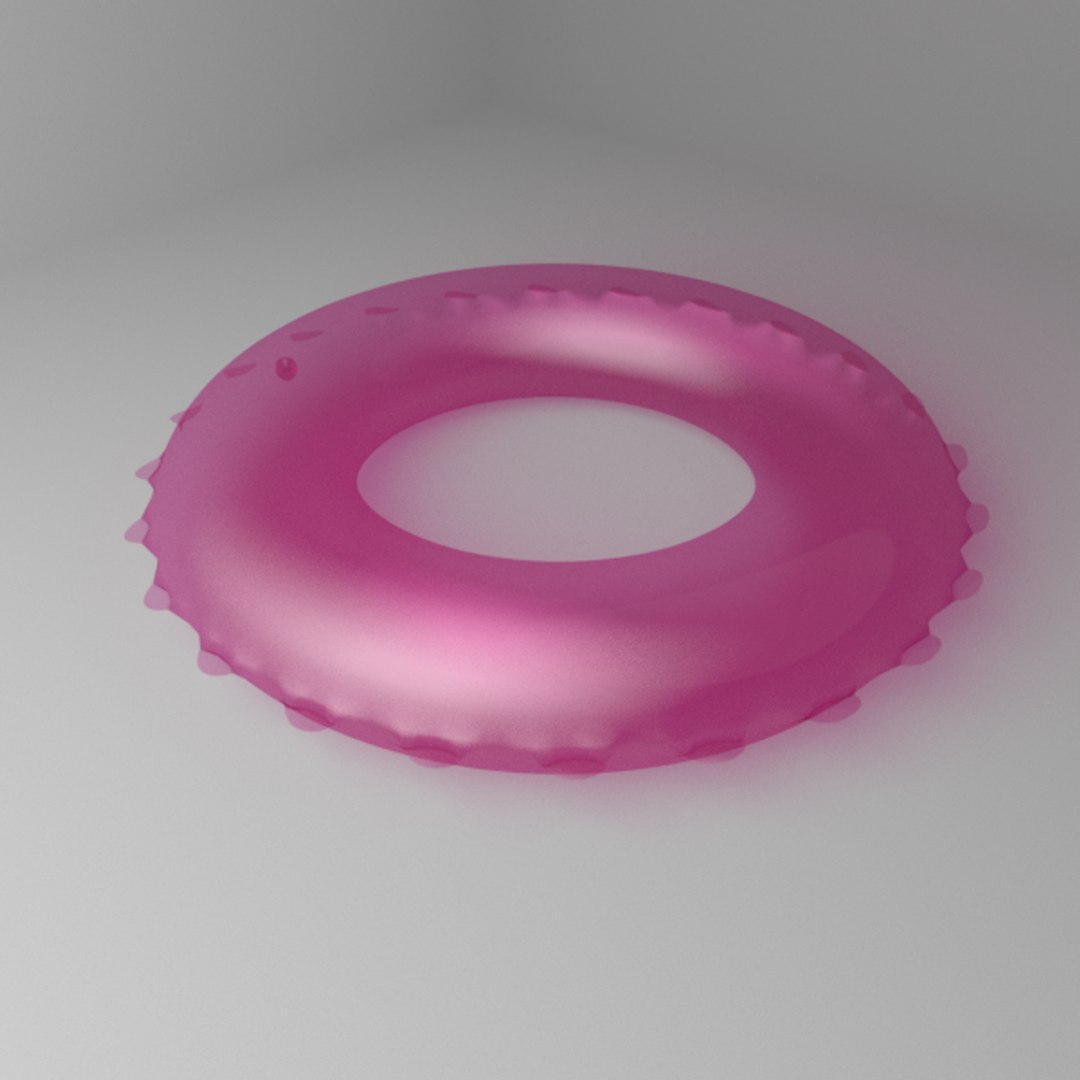 Doughnut Swim Ring 3D Model TurboSquid 1577148
