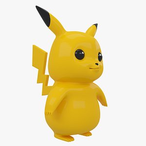 Personagem de desenho animado Pikachu Modelo 3D - TurboSquid 2076940