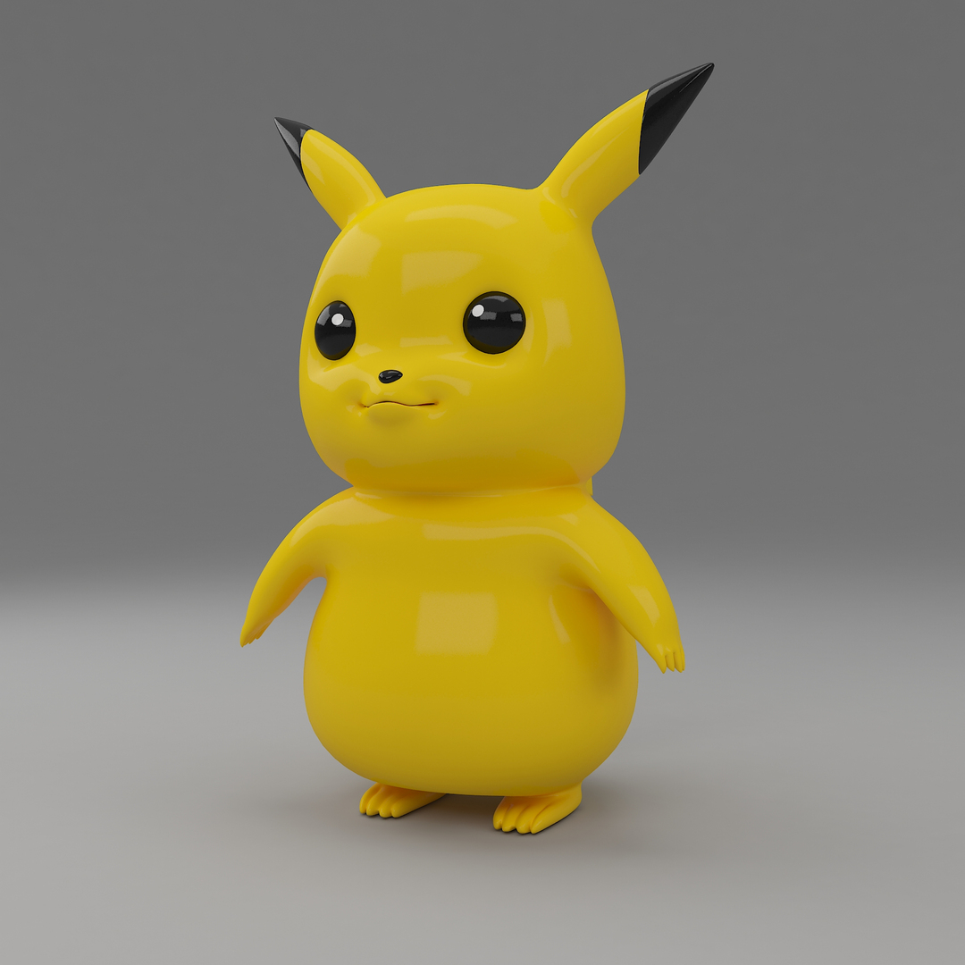 3D pikachu - TurboSquid 1686799