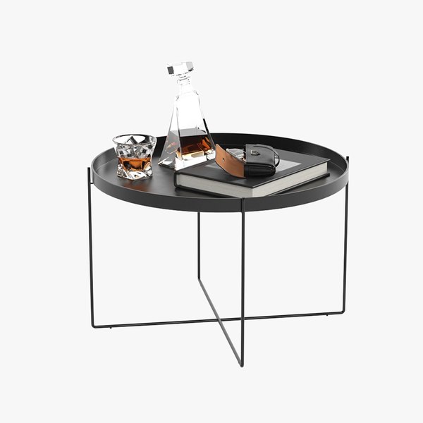 coffee table accessories 3D model