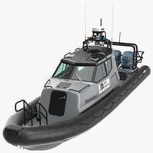 Military Twin-Engine Boat Waverider 1060 GRP