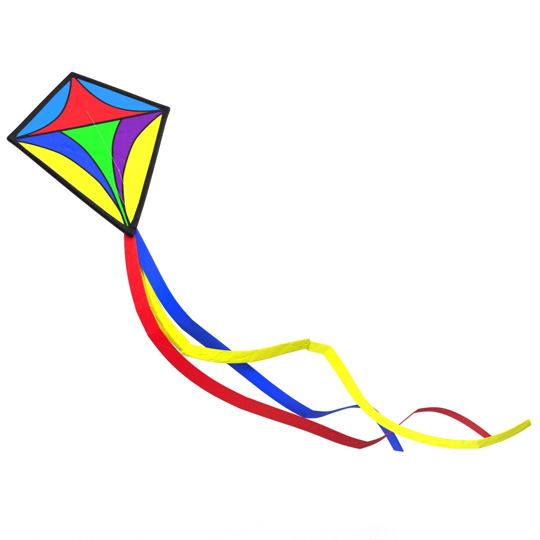Kite 2 3D model preview
