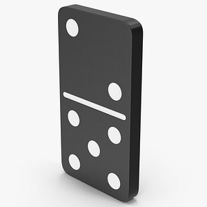 3D Domino 2x5 Black