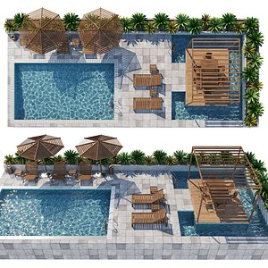 Swimming pool 3D model