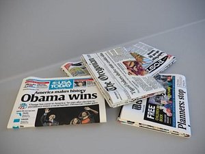 newspapers paper news 3d model