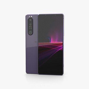 Sony Xperia 1 III Frosted Purple model