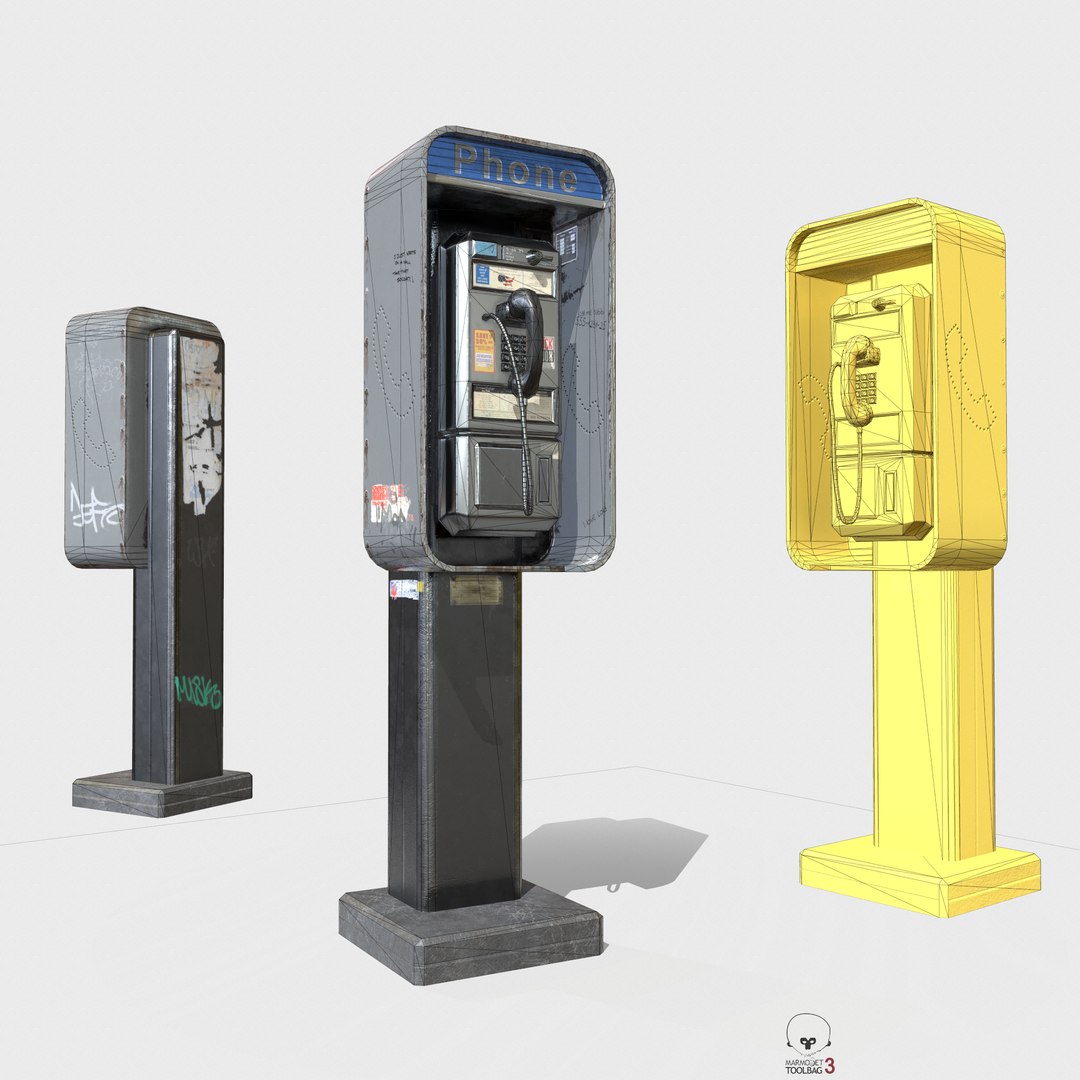 used phone booth 3D model https://p.turbosquid.com/ts-thumb/Lp/VlC1xN/6h7Cbvmp/screenshot007/png/1518191167/1920x1080/fit_q87/0390895a29719d65138a9c8481f2d847905a5716/screenshot007.jpg
