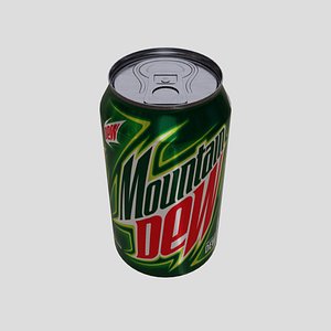 3D drinks mountain dew model