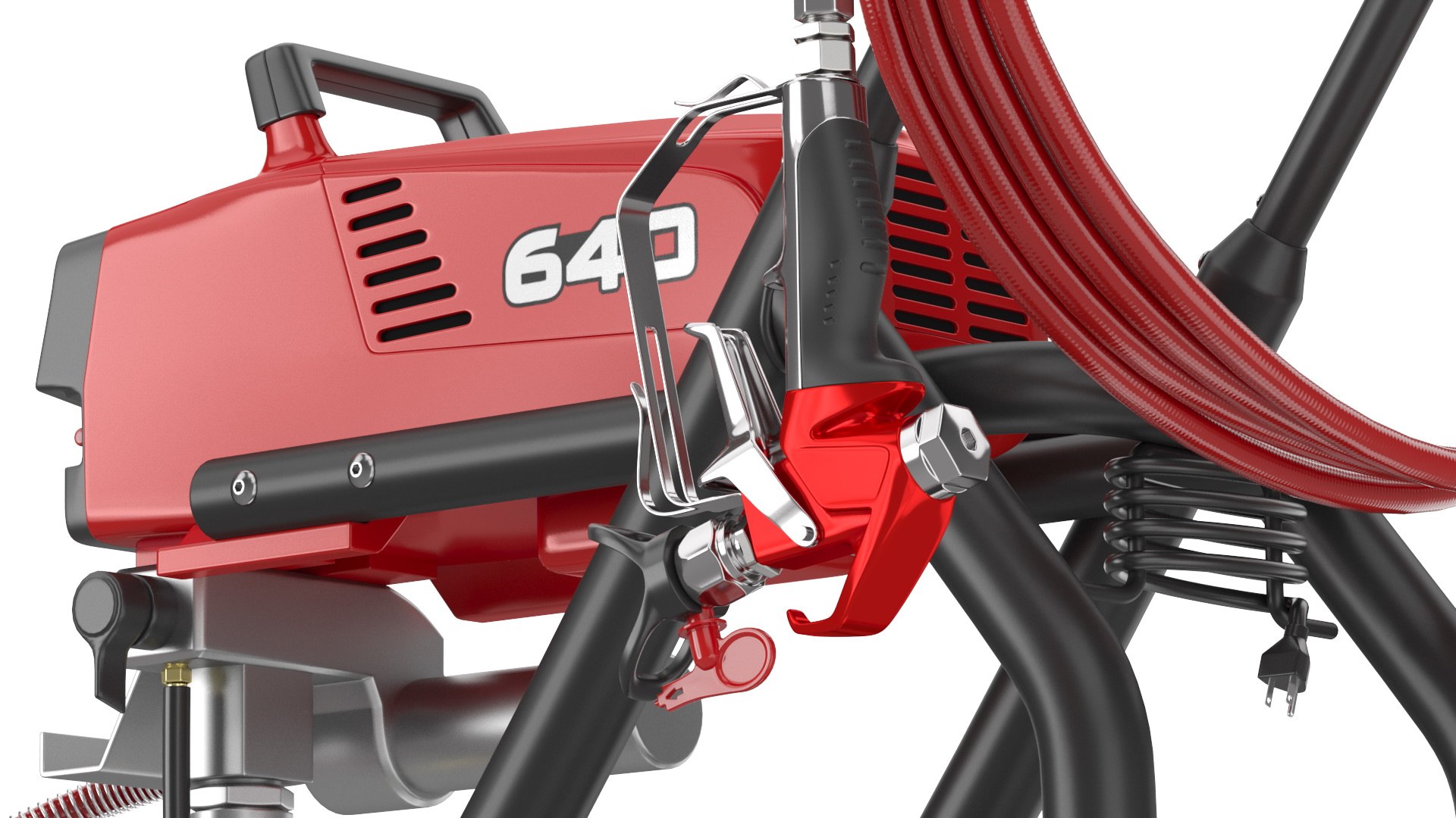 Titan Impact 640 Airless Paint Sprayer With Hose And Sprayer 3D ...