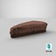 Pieza de pastel de chocolate 01