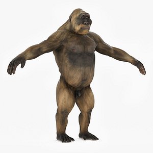 Big Ape Gigantopithecus A-Pose
