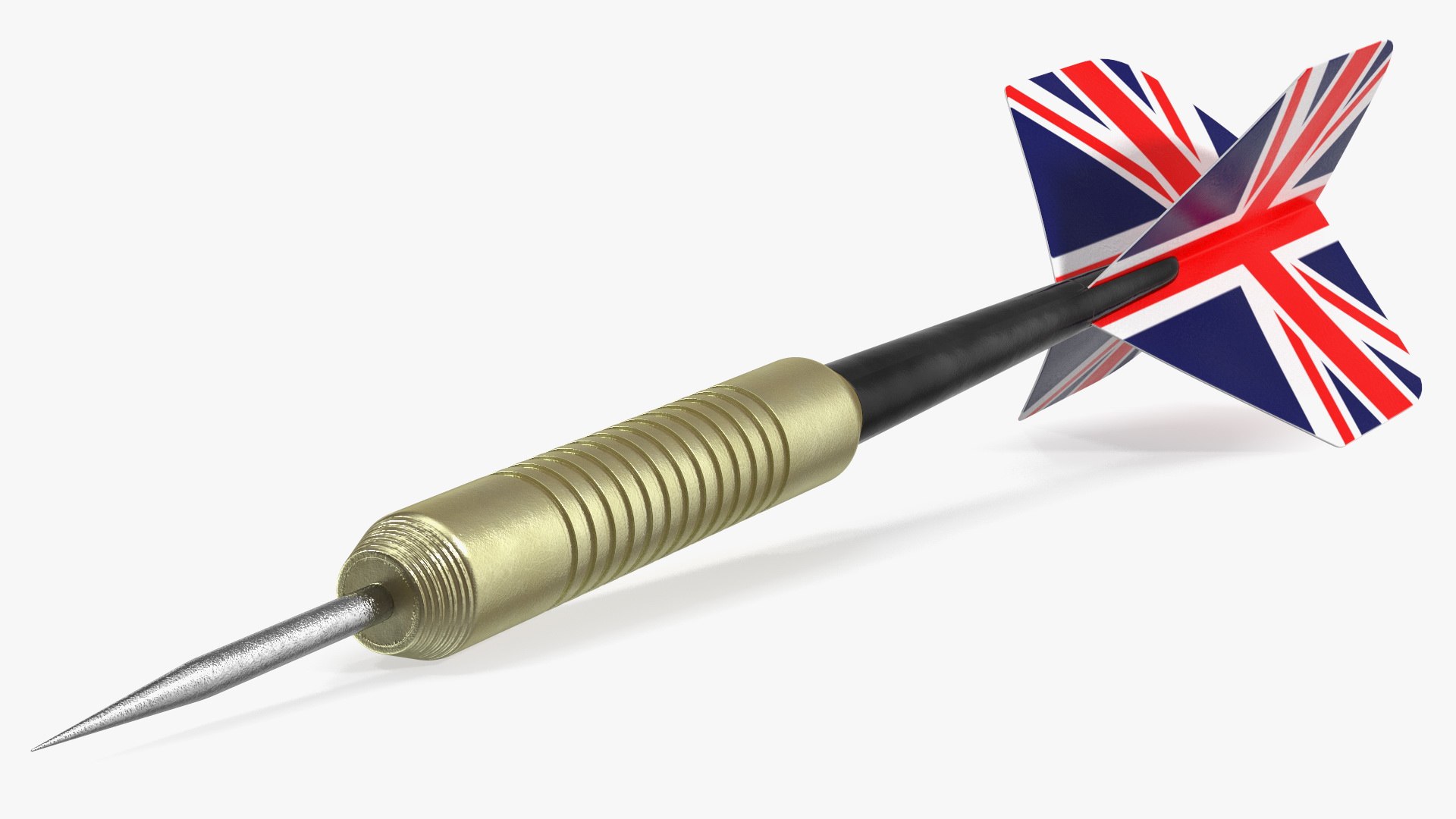 British Flag Dart 3D model preview