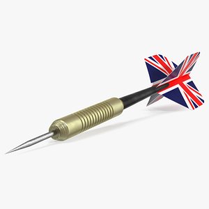 3D model British Flag Dart