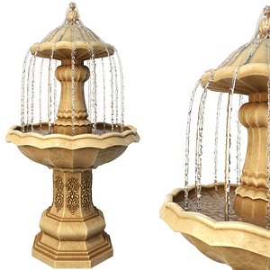 Classic Garden Fountain 02