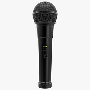 wireless microphone obj