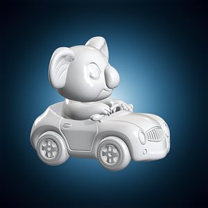 3D Koala Coupe 3D Print Model model