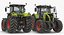 CLAAS AXION Traktor Detailliertes Interieur Dirty Rigged