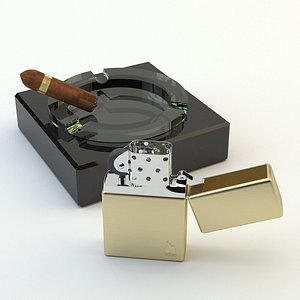 3d model zippo cigar
