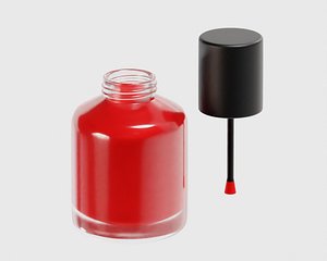 Nail Polish Bottle 3D model