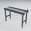 Gravity Roller Conveyor with End Stop 1550x420mm Configuration 04