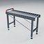 Gravity Roller Conveyor with End Stop 1550x420mm Configuration 04