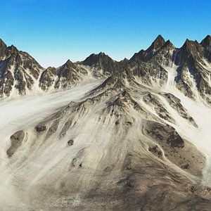 Terrain Snow Mountain 03