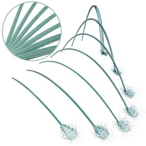 7 Arched Fountains V2 3D model