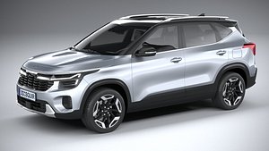 3D Kia Seltos 2024 model