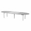 Mesa de comedor CH336 extendida - Hans J. Wegner