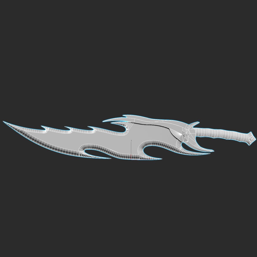dagger fantasy 3d model