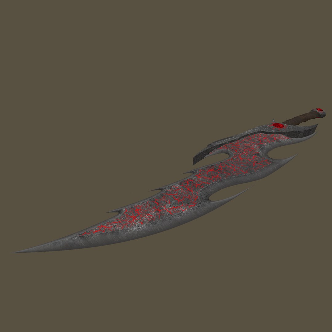 dagger fantasy 3d model