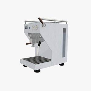 3D cappuccino machine model
