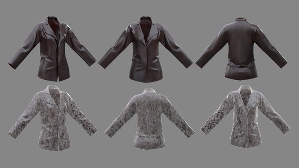 modelo 3d 3D Jacket gratis - TurboSquid 2080038