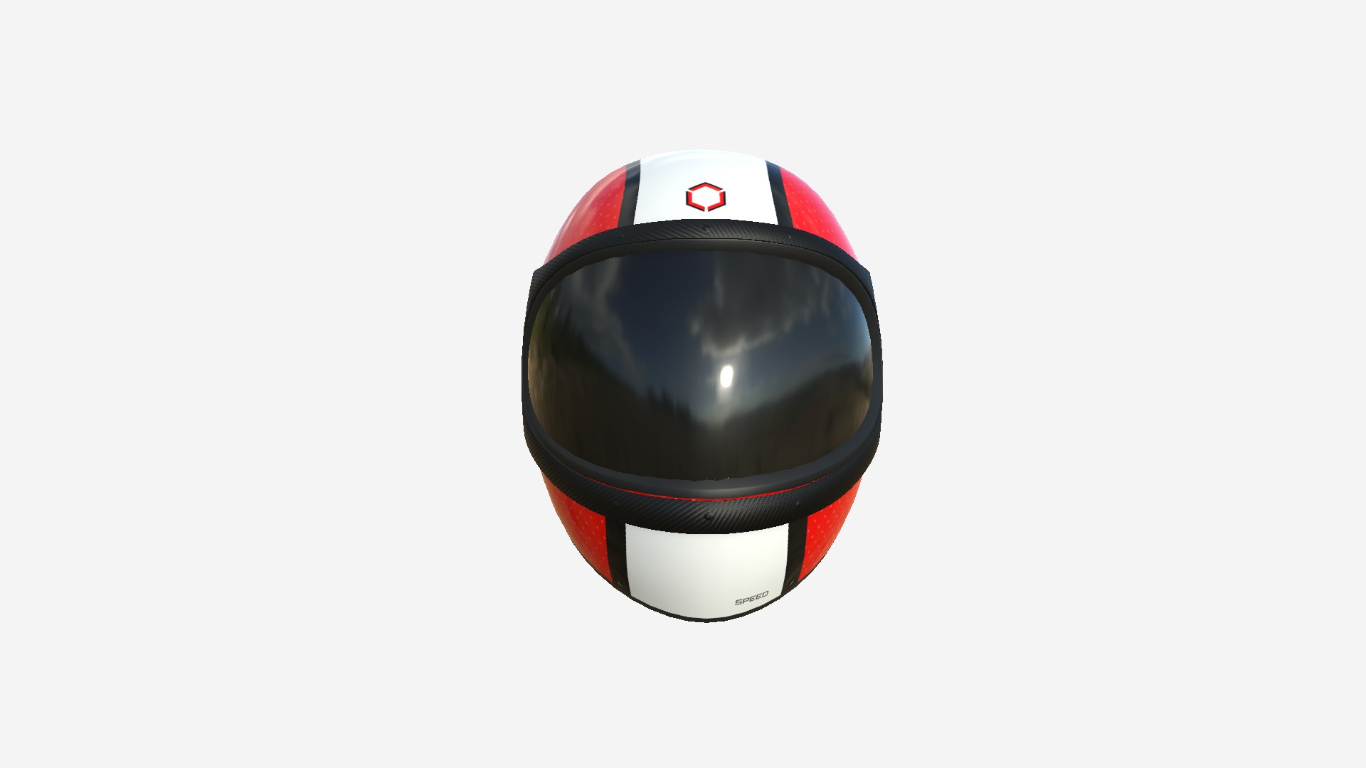 Cartoon Helmet Kart A01 Red - Character Design 3D - TurboSquid 1853610