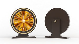 3D Wheel of Fortune model