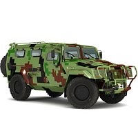 Military vehicle primitiv interior