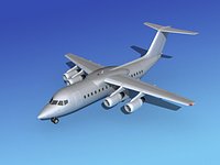 BAe 146-200 Bare Metal