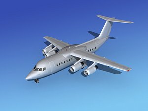 BAe 146-200 Bare Metal