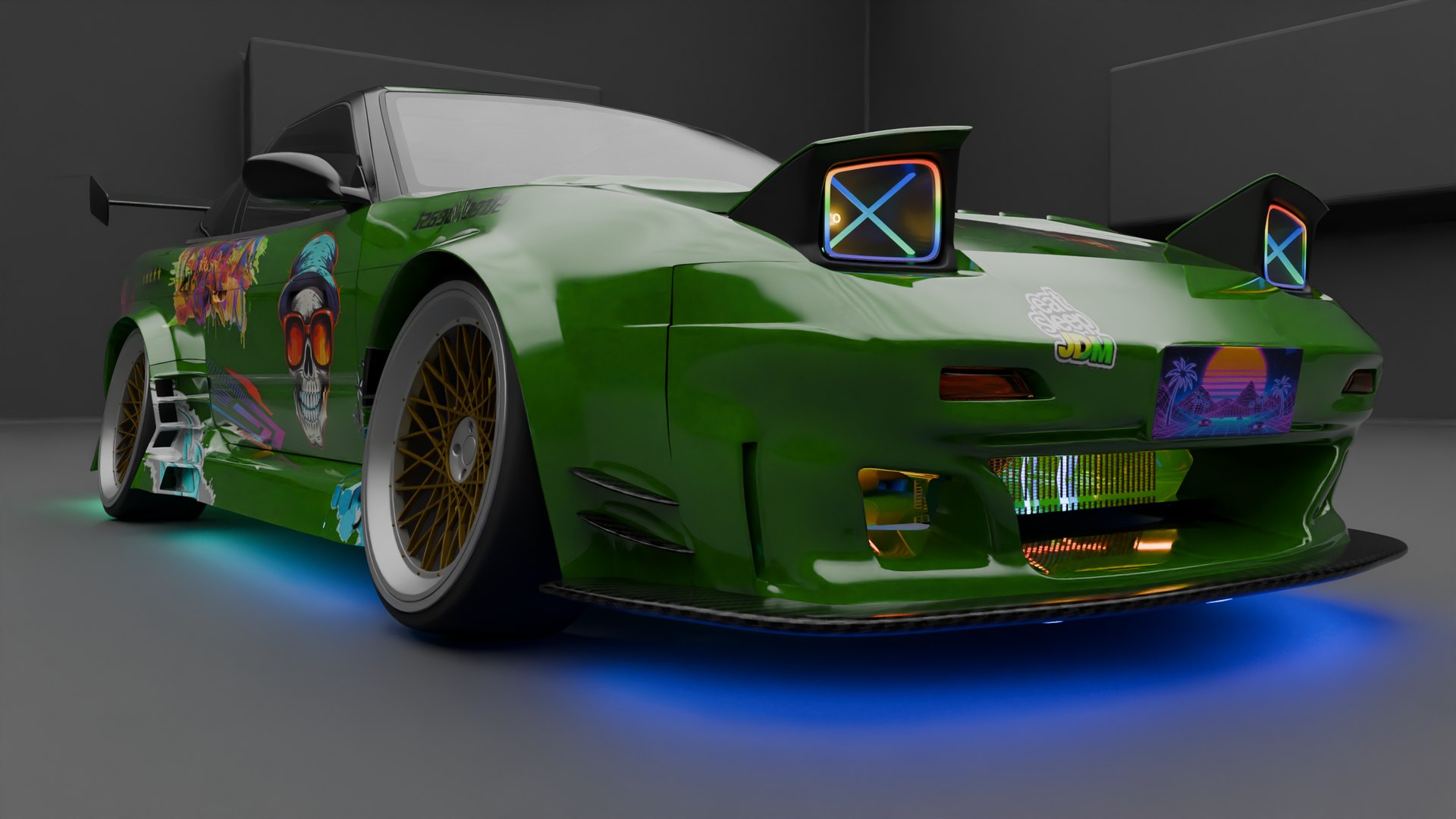 240sx Modified Shell Model - TurboSquid 2639944