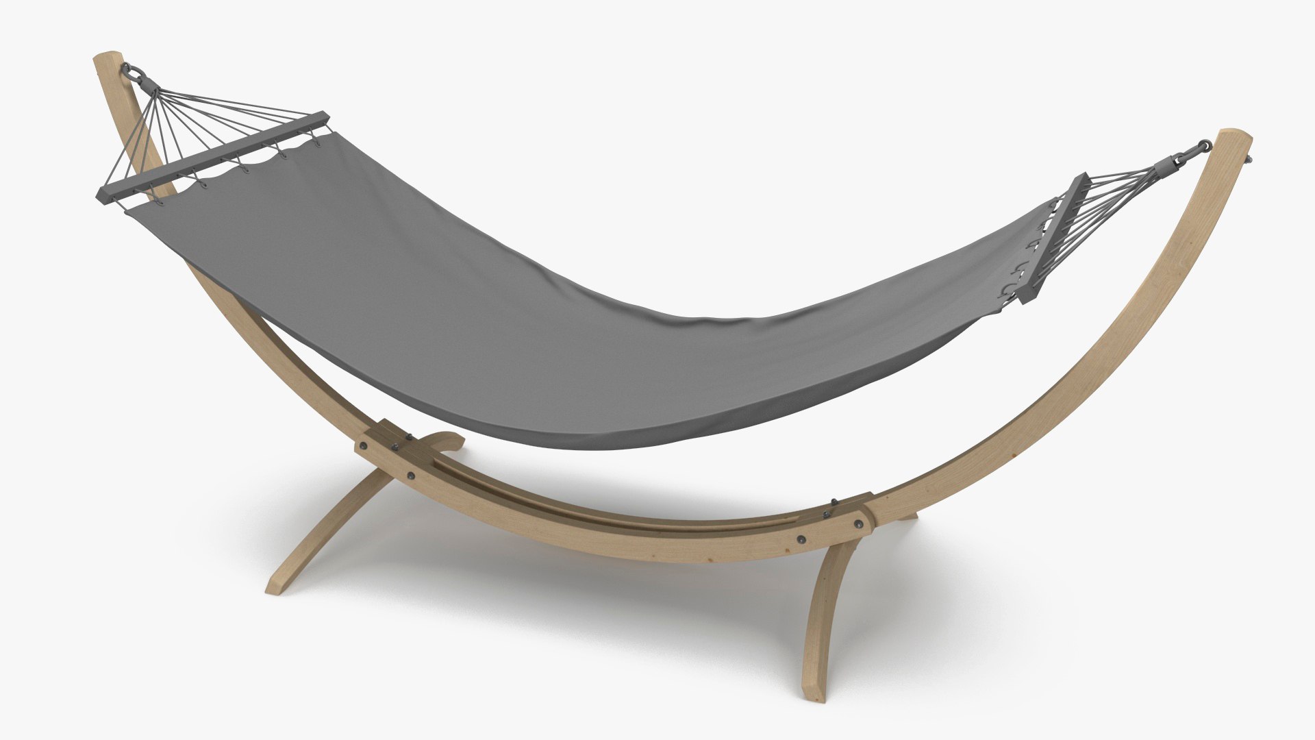 Bow Hammock Stand 3D model preview