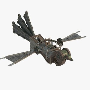 Magic mechanical device flying bird aircraft 3D model