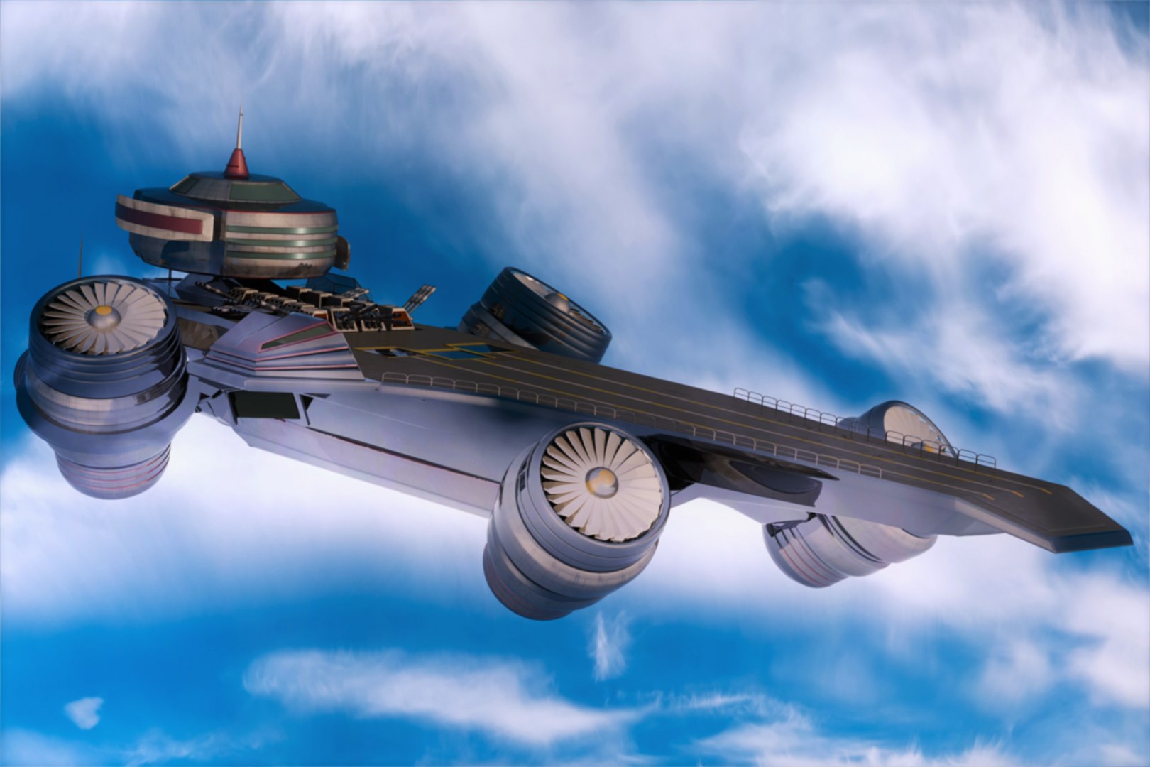 Aircarrier model TurboSquid 1387213