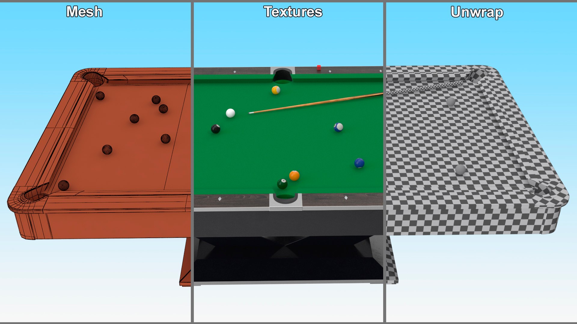 3D Professional American Pool Table Green with Balls and Cue model https://p.turbosquid.com/ts-thumb/Lr/C7Uinf/jh/professionalamericanpooltablegreenwithballsandcue3dsmodel025/jpg/1707238893/1920x1080/fit_q87/01f8043edd40695fa77ef006f58752ea51486eed/professionalamericanpooltablegreenwithballsandcue3dsmodel025.jpg
