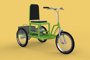 ELECTRIC TRIKE TRICYCLE 3 WHEEL BIKE BICYCLE FOR DISABILITY EV 3D