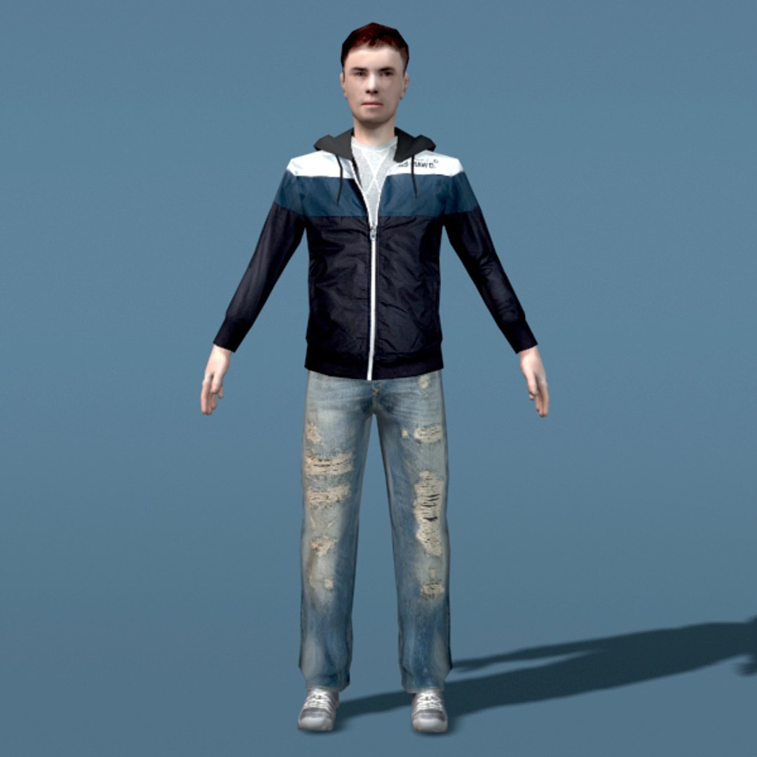 Boy Character Rigged Max