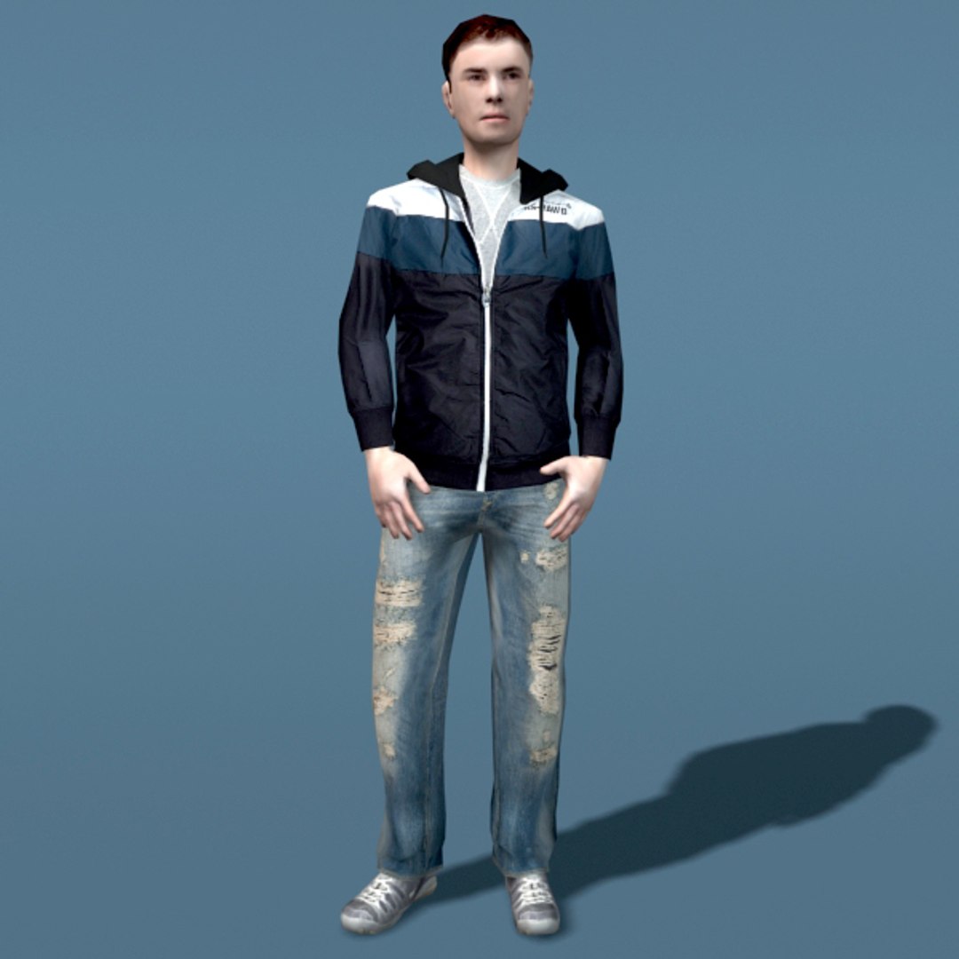 Boy Character Rigged Max